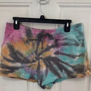 SO Multicolor Tie-Dye Athletic Shorts